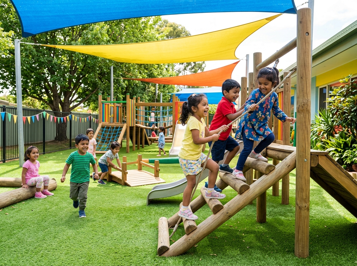 Outdoor Play Area at Global Kids Preschool